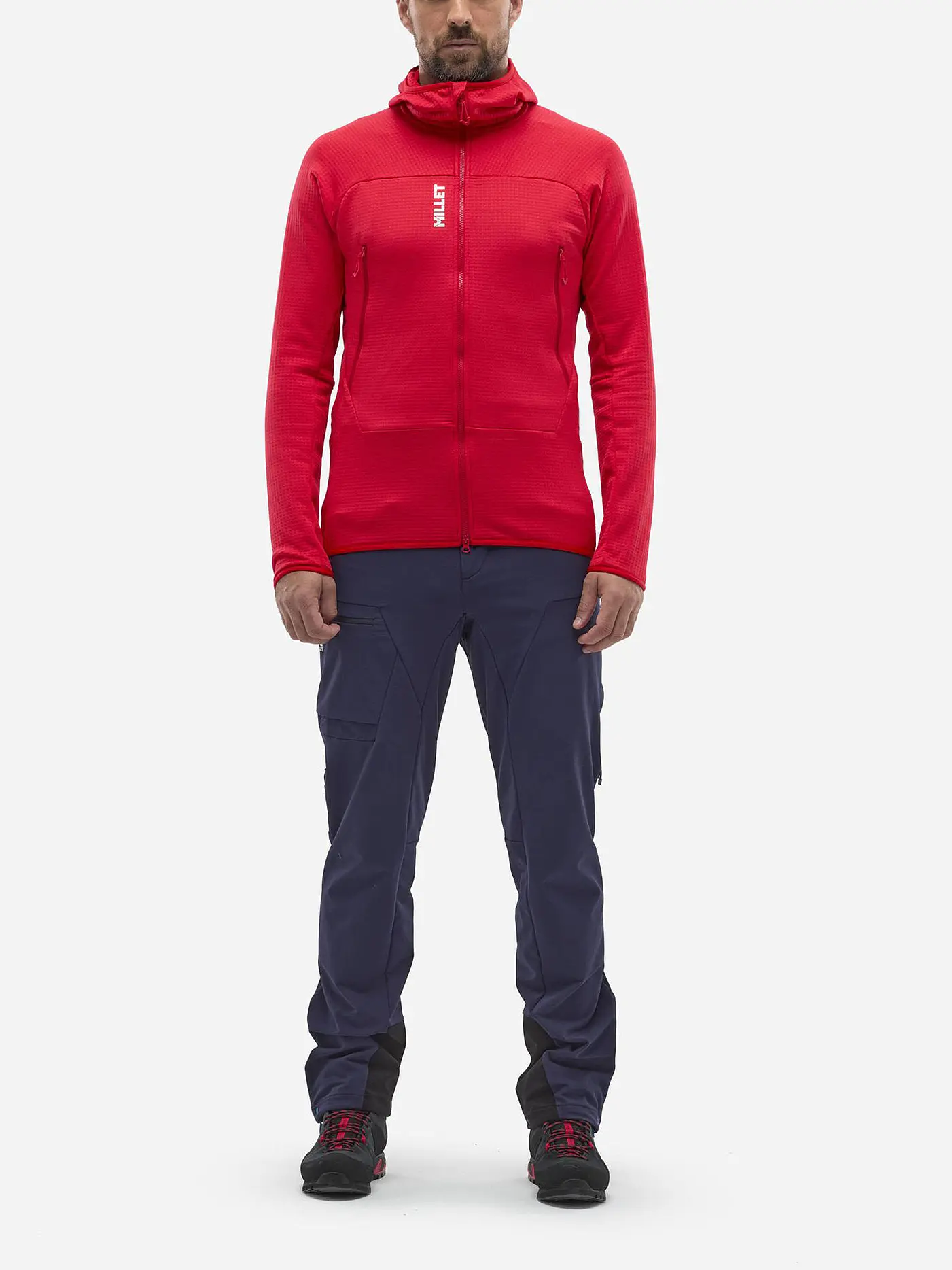 MILLET | Herren Fleecejacke Fusion Grid Polartec Hoodie | 